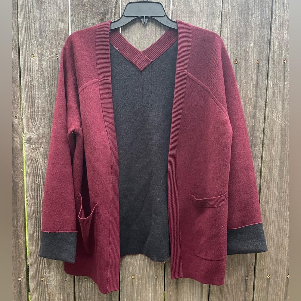 Lululemon Womens Size 6 Reverse Me Wrap Cardigan